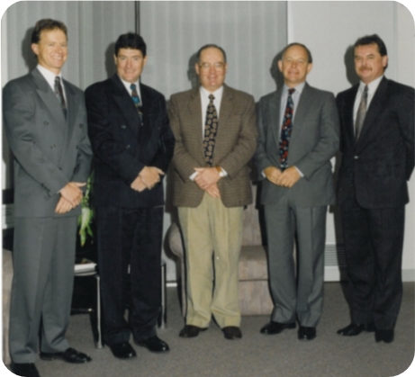 Cliff Anderson, Geoff Mountford, Steve Down, historical photo, amd.